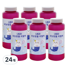 라이키드 비눗방울 리필액 LIK-BS02 236ml, 24개