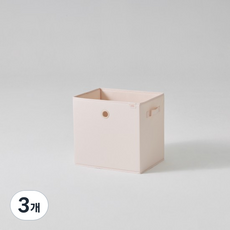 한샘 샘 폴리 수납 바스켓, 베이비핑크, 3개