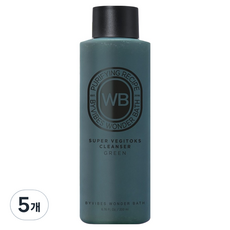 WONDER BATH 煥新Cho Sung Ah超級蔬果毒素綠色潔面乳, 200ml, 5個