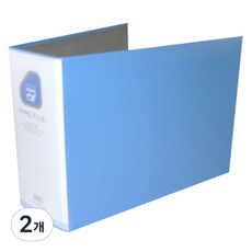 Alpha 管夾式活頁夾 橫式 A4 2孔 9 x 7 cm AP219, 混合顏色, 2個