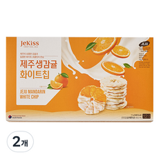 JeKiss 濟州生柑橘白巧克力片, 2個, 72g