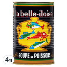 la belle-iloise 正宗布列塔尼魚湯, 4個, 400g
