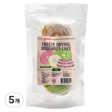 그로비타 반려동물 도넛 케이크 간식 6p, 210g, 5개