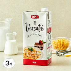 RPC 베르사띠 쿠킹크림, 3개, 1L