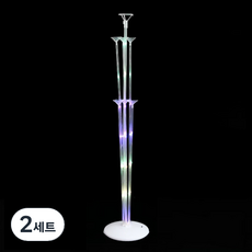 LED氣球花束支架, 白色, 2套