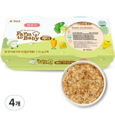 Farm to Baby 孩童室溫輔食粥, 牛肉秀珍菇口味, 110g, 4入