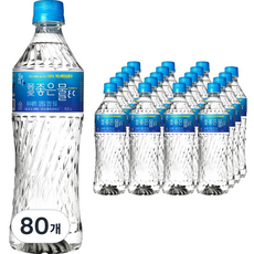 몸애좋은물 80 미네랄 플러스 해양심층수, 500ml, 80개