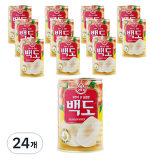 오뚜기 백도 반절, 400g, 24개