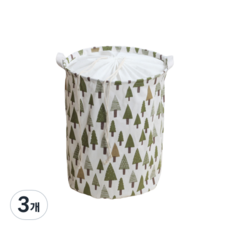라온투유 심플 패턴 다용도 바구니 35 x 45 cm, 3개
