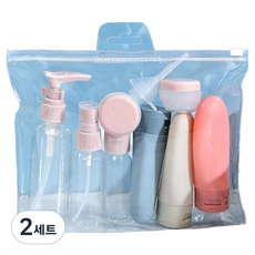 MarketA 多合一旅行用分裝瓶組, 2套, 混合顏色