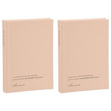 ICONIC Souvenir B6 方格精裝筆記本 網格硬殼日記本, 03 嫩粉色, 2個