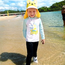 bay b 男童款防曬泳裝 L號