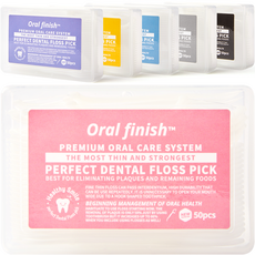 Oral Finish 薄而強的牙線 50 包, 50入, 6個