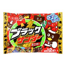 有樂製菓 聖誕黑雷神可可風味量販包 12本入, 144g, 1包