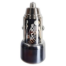 Bruce 車充 1PD + 1USB 60W充極霸 BR-336550-TB 透黑色, 1個, 2口