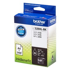 brother 兄弟牌 正品墨水匣 LC539XL-BK, 黑色, 1個