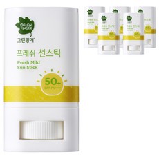 GREEN FINGER 綠手指 清爽溫和防曬棒 SPF50+ PA++++, 15g, 6條