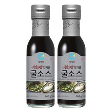 청정원 직화맛 파기름 굴소스, 240g, 2개