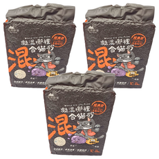 Pet's Oasis 毛孩綠洲 凝混哪裡混合貓砂 經典款 2.0mm + 1.5mm 豆腐砂 + SAP + 銀離子, 2.5kg, 3個, 淡淡奶香味