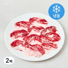 참연한우 어린암소 차돌박이 1등급 구이용 (냉동), 150g, 2팩