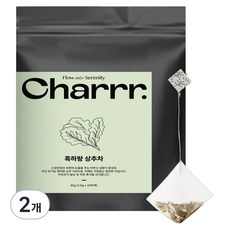 차르르 국산 흑하랑 상추차 티백, 1.5g, 2개, 20개입