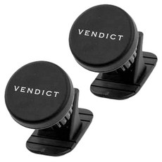 벤딕트 휴대폰 거치대 원형 타입, 2개, 블랙