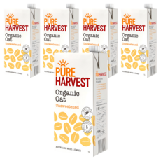 PURE HARVEST 囍瑞 澳洲有機燕麥奶, 1L, 5瓶