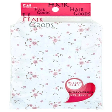 KAI 貝印 浴帽 HA-3042 160 x 100 x 34mm, 1個, 小花浴帽