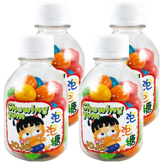 JOJO 喬鈺 有趣又好吃經典泡泡糖, 85g, 4瓶