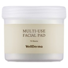 WellDerma 夢蝸 化妝棉片, 70件, 1個