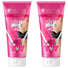 EVELINE Slim Extreme 4D雙重美胸精華液, 200ml, 2個