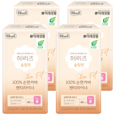 Mirae Well life Heyz超薄護墊, 長型(17.5cm), 40片, 4包