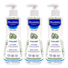 mustela 慕之恬廊 慕之幼 爽身潤膚乳, 500ml, 3瓶