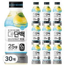 더단백 워터 프로틴 백자몽, 400ml, 30개
