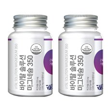 Vsol 鎂350錠 60g, 60顆, 2罐