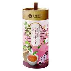 台灣茶人 100%好茶 高海拔金萱紅茶, 2包, 1罐, 50g