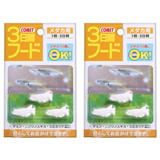 COMET 可美多 小型魚 三日假期飼料 魚型 3個, 2組