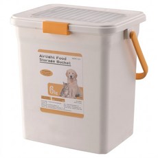 nature pet 經典寵物飼料桶, 1個, 17L, 白色