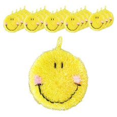 YoungMarket 微笑壓克力菜瓜布, 20個, 1入