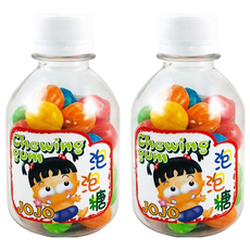JOJO 泡泡糖, 80g, 2瓶