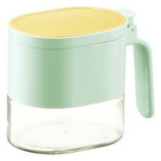 PINMOO 品沐 磁吸調味罐 綠色, 1個, 380ml