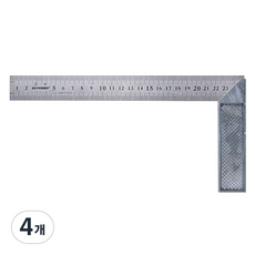 EX-POWER 鋅製直角尺 250mm EHS-250, 4個