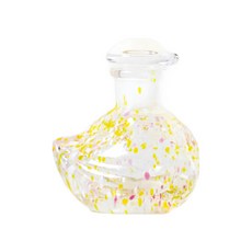 HIROTA GLASS 廣田硝子 都鳥系列 小鳥醬油瓶 橙色 882-org, 80ml, 1個