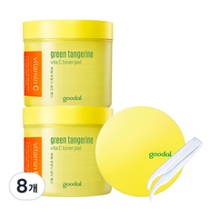 구달 청귤 비타C 잡티 케어 패드 알파 160ml, 8개