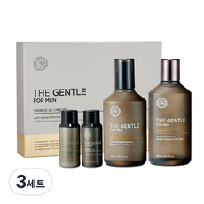 THE FACE SHOP 菲詩小舖 男士撫紋光滑護理特別禮盒 4件入, 皮膚+乳液, 3組