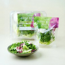 하루한끼 패밀리믹스 샐러드 채소, 80g, 5개, 1개입