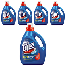 비트 진드기 침투세탁 액상세제 일반용 본품, 3L, 5개