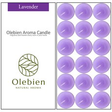 Olebien 香氛蠟燭, 薰衣草, 18個