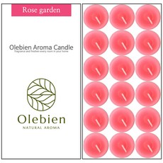 Olebien 香氛蠟燭, 玫瑰花園, 18個