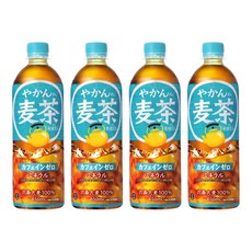 爽健美茶 本格麥香麥茶, 650ml, 4個